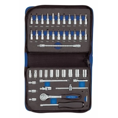 LUX Steckschlüsselsatz Classic 6,3 mm (1/4") 45-teilig LUX Steckschlüsselsatz Classic 6,3 Mm (1/4") 45-teilig -LUX 106798 picture 2