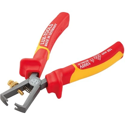 LUX Abisolierzange VDE 160 mm Comfort LUX Abisolierzange VDE 160 Mm Comfort -LUX 2137 LUX Abisolierzange 2