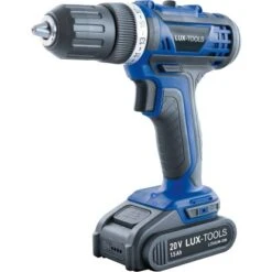 LUX-TOOLS 20 V Akku-Bohrschrauber ABS-20Li Inkl. 1,5 Ah Akku, Mit Koffer -LUX 3808036 S01 28 03 18 RET01