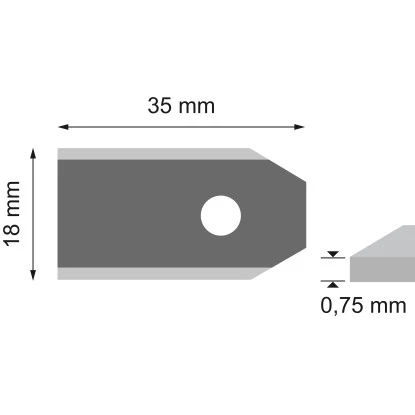 LUX Ersatzklingen-Set für Mähroboter 0,75 mm LUX Ersatzklingen-Set Für Mähroboter 0,75 Mm -LUX 400787106667 bemaung