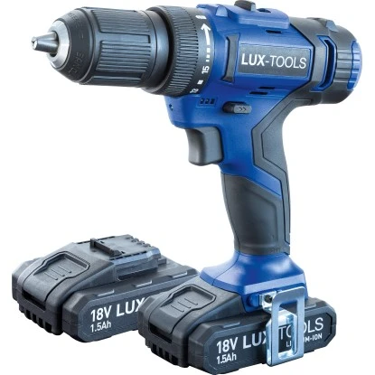 LUX Akku-Bohrschrauber-Set ABS-18Li C Set LUX Akku-Bohrschrauber-Set ABS-18Li C Set -LUX 4007873803710 S01 07062018