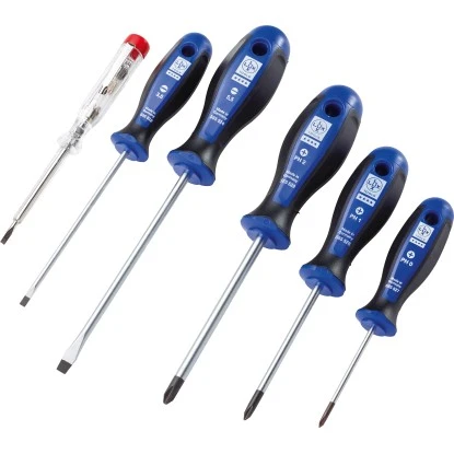 LUX Montageschraubendreher-Set Comfort 6-teilig LUX Montageschraubendreher-Set Comfort 6-teilig -LUX 4007875855205 S01 111214