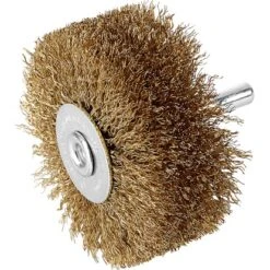 LUX Holzstrukturbürste Ø 80 Mm Stahl Vermessingt