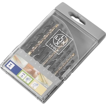 LUX Bohrer Set Comfort Ø 5 mm - 8 mm 9-teilig LUX Bohrer Set Comfort Ø 5 Mm - 8 Mm 9-teilig -LUX 581476 2137 1