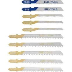 LUX Stichsägeblatt-Set T-Schaft 10-teilig Inkl. Kurvenschnitt -LUX 590204 2137 2