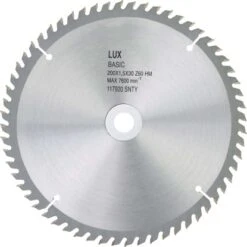 LUX HM-Kreissägeblatt Holz Ø 255 Mm 60 Zähne