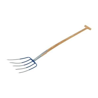 LUX Laub- und Kompostgabel 5 Rundzinken mit Eschen-T-Stiel LUX Laub- Und Kompostgabel 5 Rundzinken Mit Eschen-T-Stiel -LUX 923537 picture2