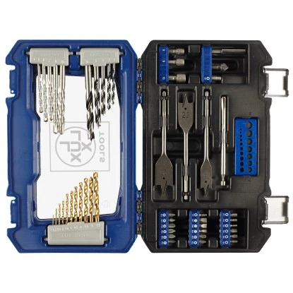 LUX Bohrer- und Bitset 52-teilig LUX Bohrer- Und Bitset 52-teilig -LUX hrerund BitSet 51teilig 04